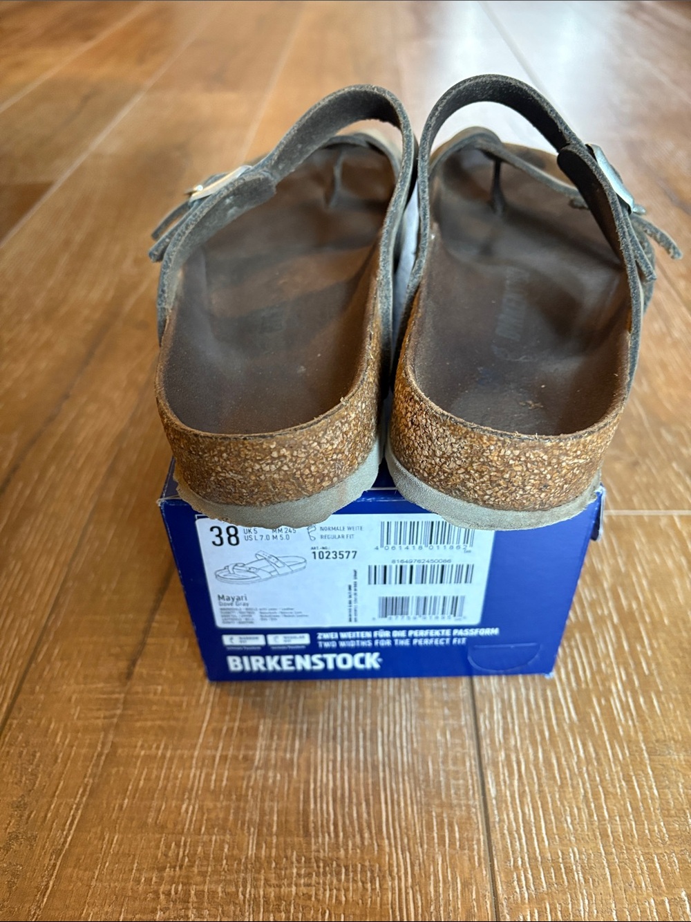 Birkenstock Dove Grey Mayari Sandals - Picture 3 of 5